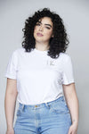 plus - White with Black Lettering